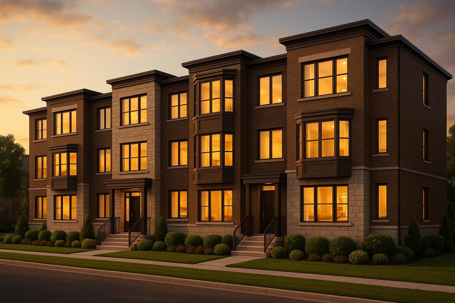 Castlemore Art Collection Brampton townhome exterior