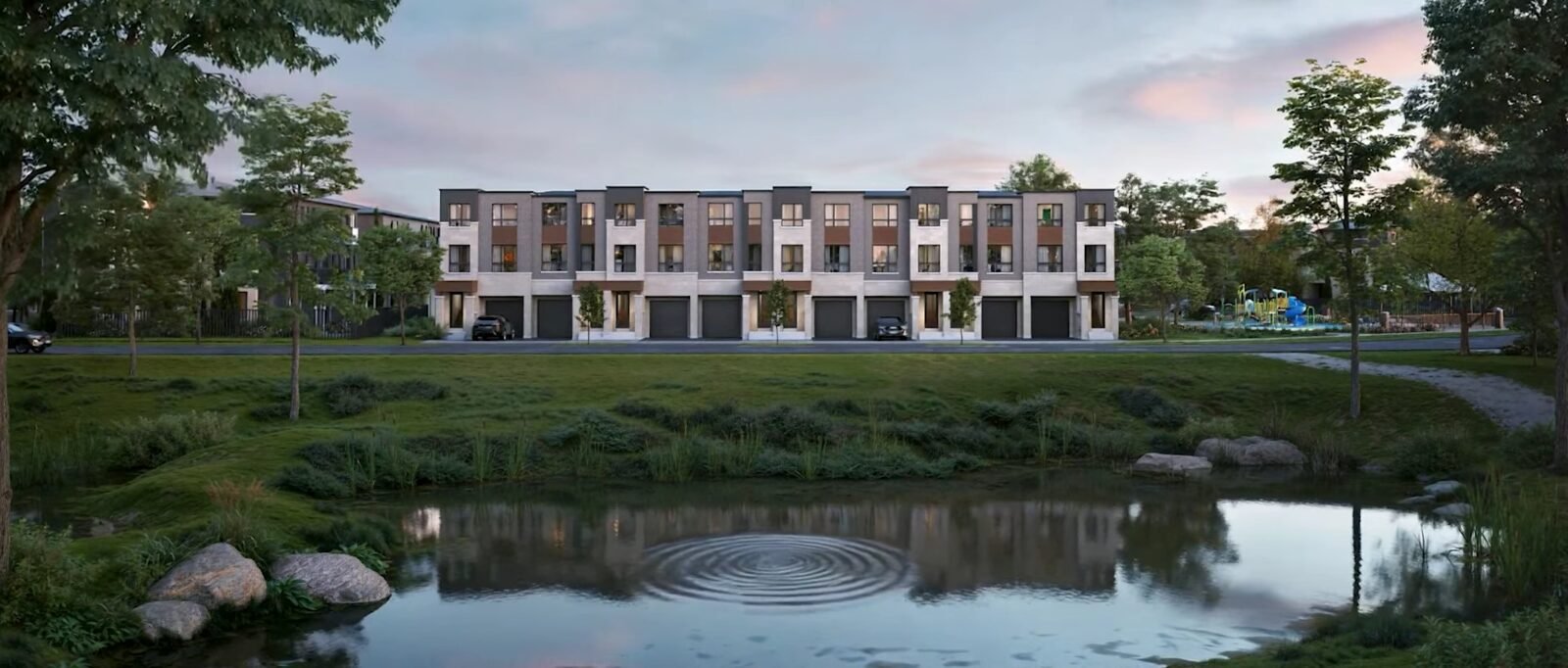 Castlemore Art Collection Brampton townhome exterior
