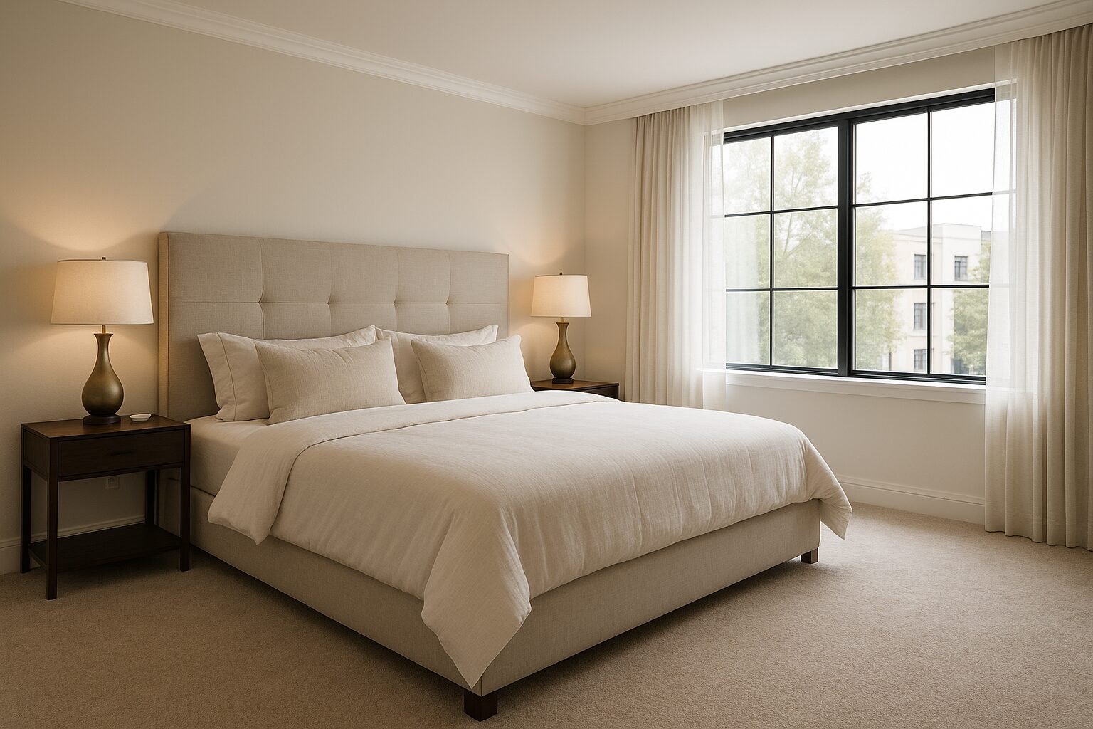 Castlemore Art Collection master bedroom interior